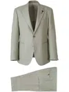 Lardini Single Breasted Suit In Neutrals