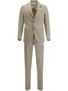 Lardini Single-breasted Suit In Neutrals
