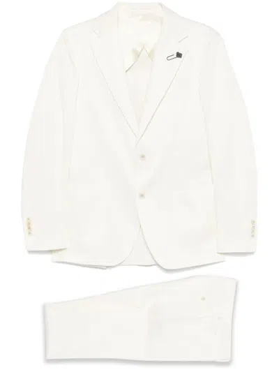 Lardini Single-breasted Suit In White