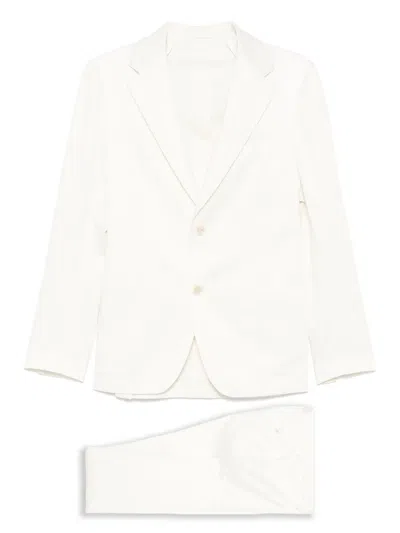 Lardini Single-breasted Suit In White