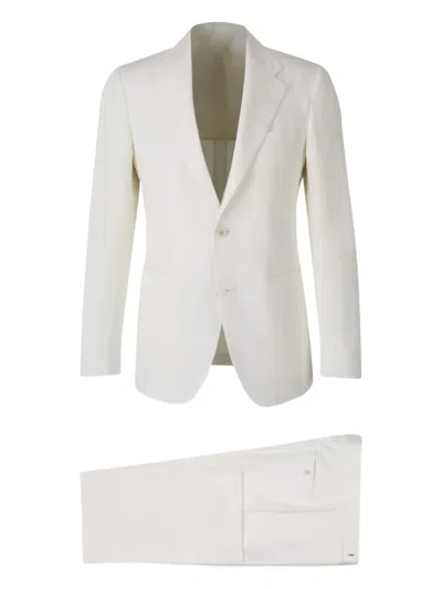 Lardini Single-breasted Suit In White