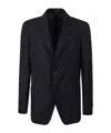 Lardini Single-breasted Tailored Blazer In Black