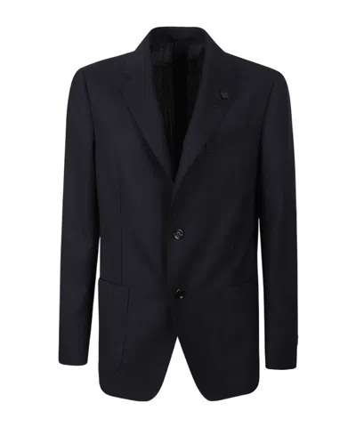 LARDINI LARDINI SINGLE-BREASTED TAILORED BLAZER