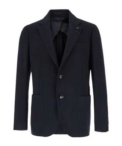 LARDINI LARDINI SINGLE-BREASTED TAILORED BLAZER