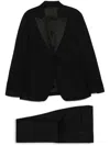Lardini Single-breasted Tuxedo In Black
