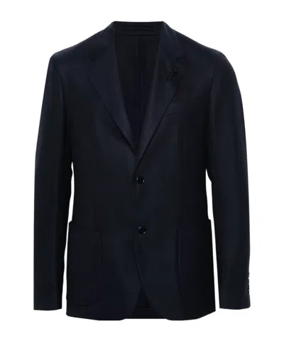 LARDINI LARDINI SINGLE-BREASTED TAILORED BLAZER