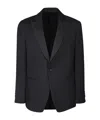 Lardini Velvet Blazer Jacket With Tailored Fit And Classic Notch Lapels In Black