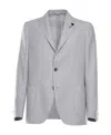 Lardini Cashmere Jacket In Gray