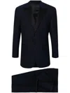 Lardini Single-breasted Wool-blend Suit In Blue