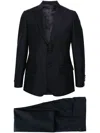 Lardini Single-breasted Wool-blend Suit In Blue