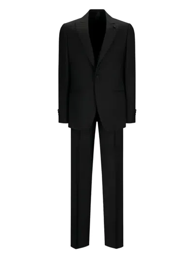 Lardini Single-button Suit In Black