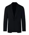 Lardini Single-breasted Blazer In Black