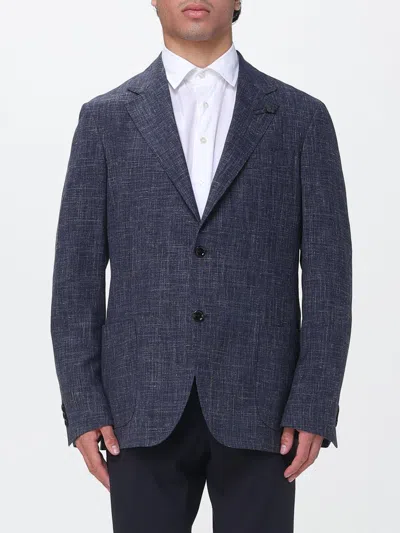 Lardini ジャケット メンズ カラー ネイビー In Multi