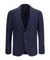 Lardini Single-breasted Jacket In Blue