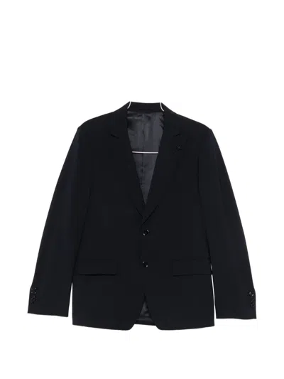 Lardini Single-breasted Suit In Blue