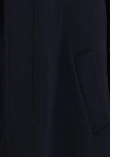 Lardini Single-breasted Tailored Coat In Blue