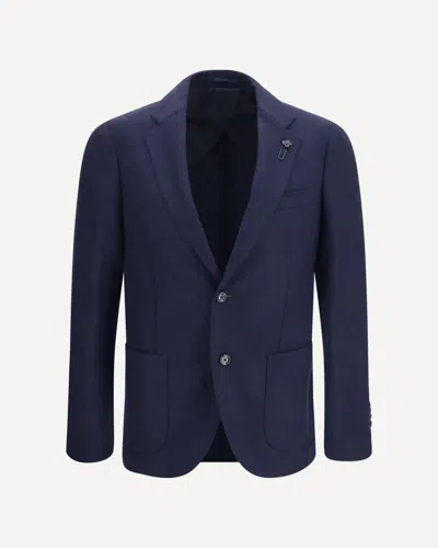 LARDINI SINGLE-BREASTED WOOL AND CASHMERE JACKET