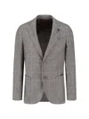 Lardini Single-breasted Wool Blazer