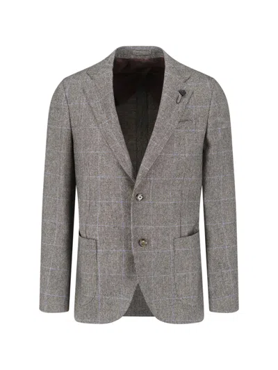 Lardini Single-breasted Wool Blazer