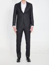 Lardini Single-breasted Wool Blend Suit In Blue