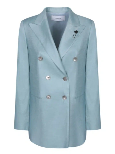 Lardini Sky Blue Double-breasted Jacket