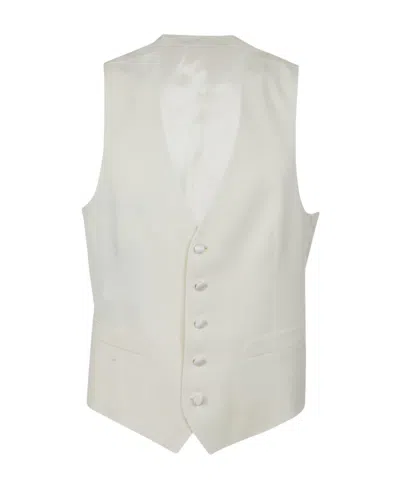 Lardini Sleeveless Vest In White