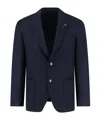 Lardini Single-breasted Blazer In Blue