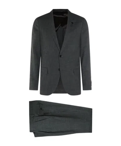 Lardini Slim Fit Suit In Gray