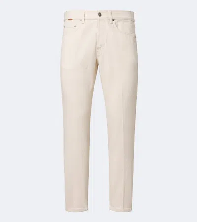 Lardini Slim Jeans In White