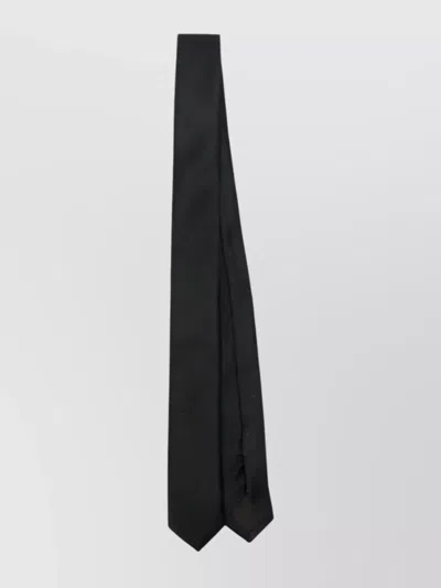 LARDINI SLIM MEN'S TIE WITH POINTED DIAMOND TIP