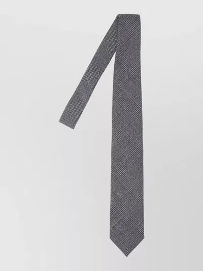 Lardini Slim Patterned Tie Easy Knot Formal Shape