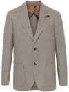 Lardini `special Line Drop 7 Reg` Jacket In Brown