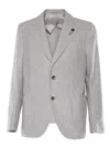 Lardini Cashmere Jacket In Multicolor