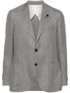 Lardini Special Single-breasted Blazer In Grau