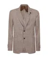 Lardini Giacca Uomo Special Line Drop 7 Reg In Nude