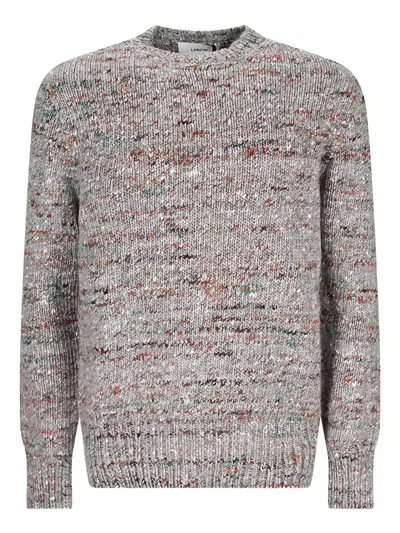 Lardini クルーネック セーター In Gray