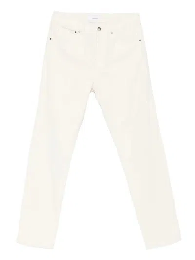 Lardini Straight Jeans In White