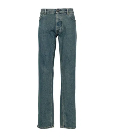 Lardini Straight Jeans In Green