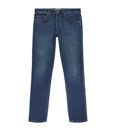 Lardini Straight Jeans In Navy