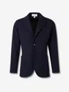 Lardini Single-breasted Virgin Wool Blazer In Blue