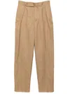 Lardini Straight-leg Chinos In Brown
