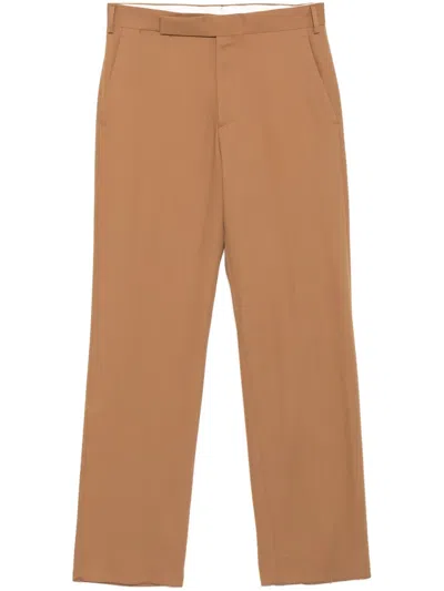 Lardini Straight-leg Chinos In Brown