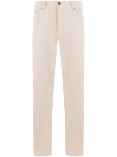 Lardini Straight-leg Jeans In Neutrals