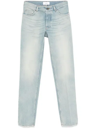 Lardini Straight Leg Pants In Blue