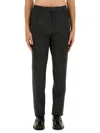 Lardini Tailored Trousers In Charcoal