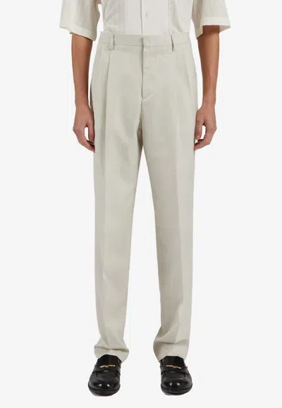 Lardini Straight-leg Tailored Pants In White