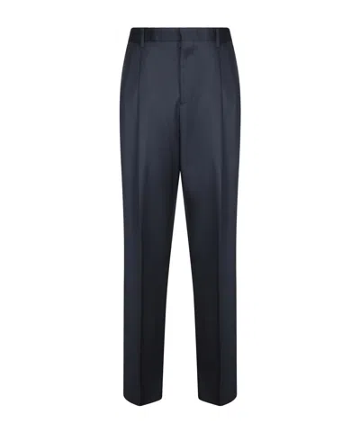 Lardini Straight-leg Tailored Trousers In Blue