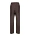 Lardini Straight-leg Tailored Trousers In Brown