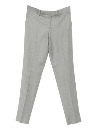 Lardini Straight-leg Trousers In Gray