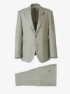 Lardini Single Breasted Suit In Gray